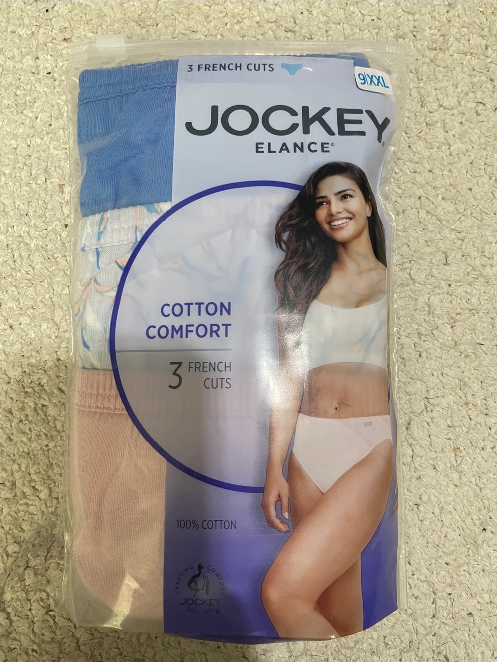 NIP- Jockey - 9/XXL. French Cut -3 Pack